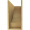 Ekena Millwork 12"W x 36"D x 24"H Classic Alpine Rough Cedar Woodgrain TimberThane Corbel, Primed Tan CORUR12X36X24ALPRCPR - alternate 3